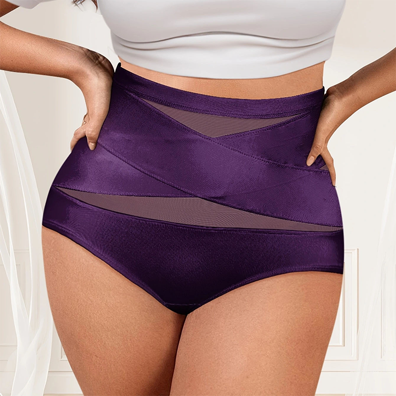 🌟Forme invisible🤱 Sous-vêtements féminins à taille haute avec contrôle du ventre