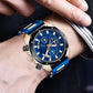 Grand cadran Calendrier Montre d'affaires à quartz