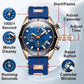 Grand cadran Calendrier Montre d'affaires à quartz