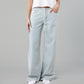 🎀 Pantalon large à taille basse ajustable par un cordon de serrage pour de multiples portés👖