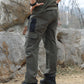 Pantalon cargo long respirant de couleur unie pour hommes