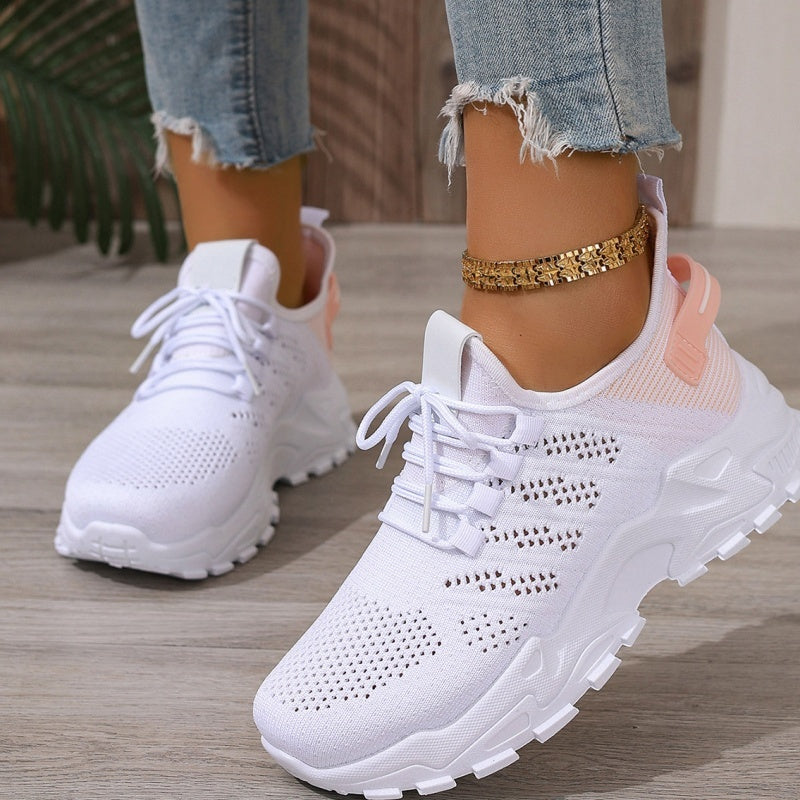 Chaussures de course en maille respirante pour femmes