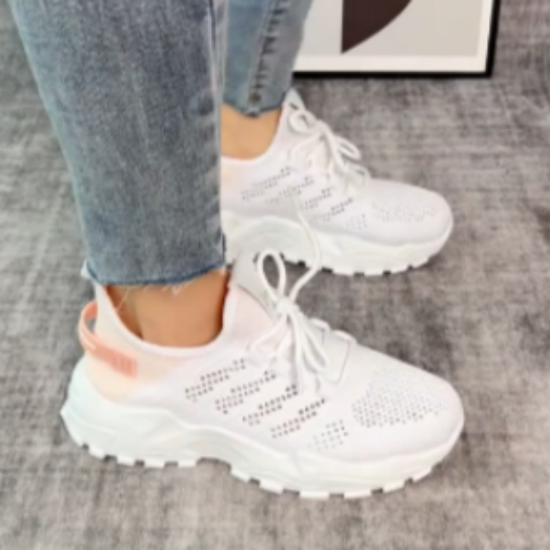Chaussures de course en maille respirante pour femmes