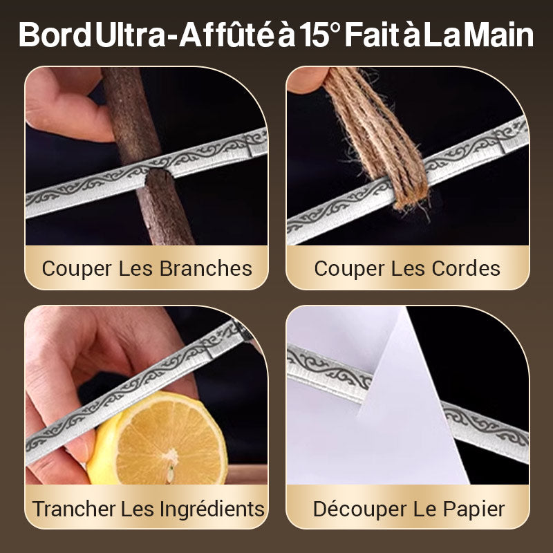 🎁🍎🔪 Couteau à Fruits Portatif Polyvalent d'Extérieur Avec Gaine ✨