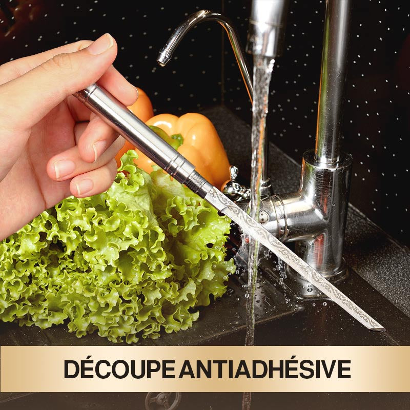 🎁🍎🔪 Couteau à Fruits Portatif Polyvalent d'Extérieur Avec Gaine ✨