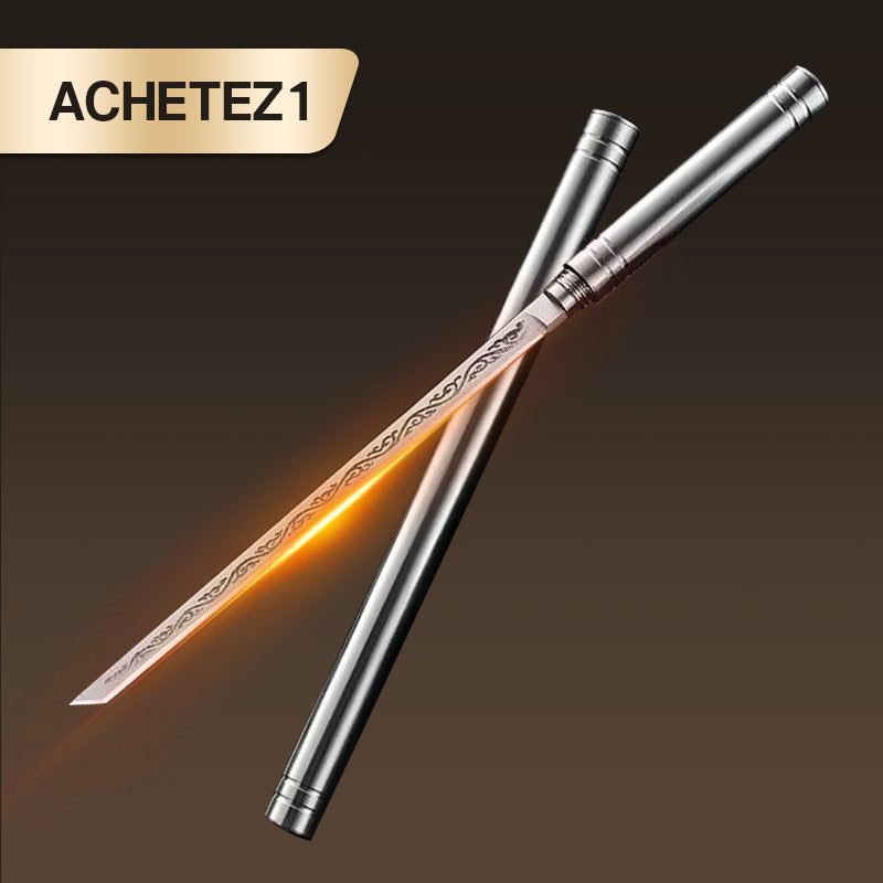 🎁🍎🔪 Couteau à Fruits Portatif Polyvalent d'Extérieur Avec Gaine ✨