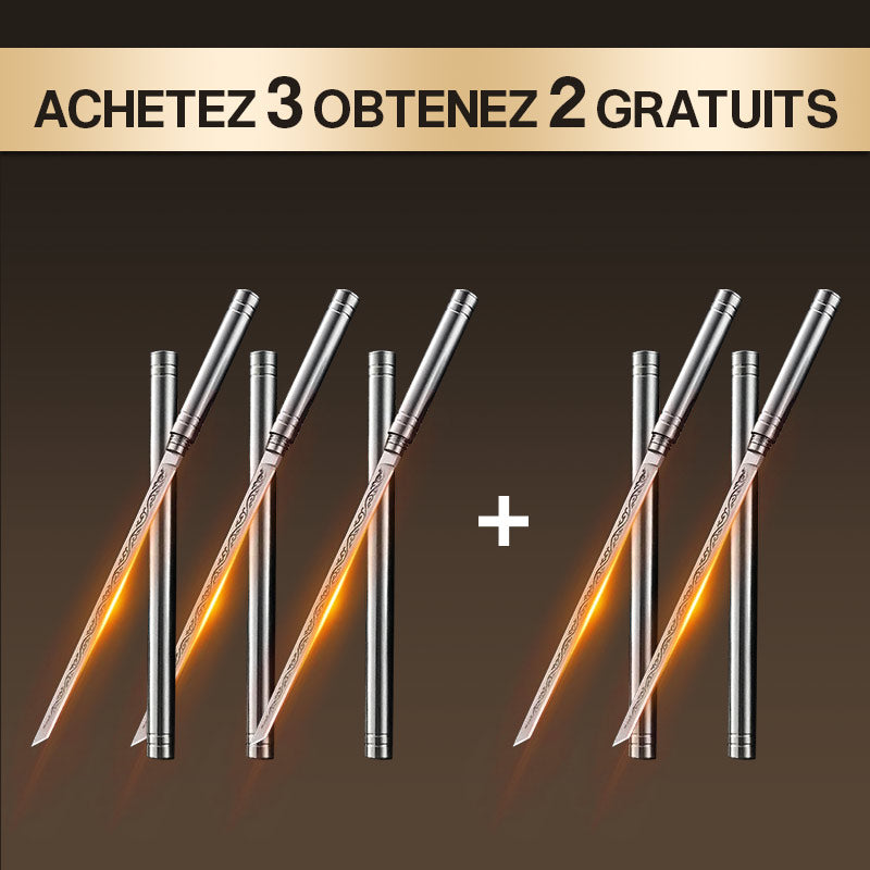 🎁🍎🔪 Couteau à Fruits Portatif Polyvalent d'Extérieur Avec Gaine ✨