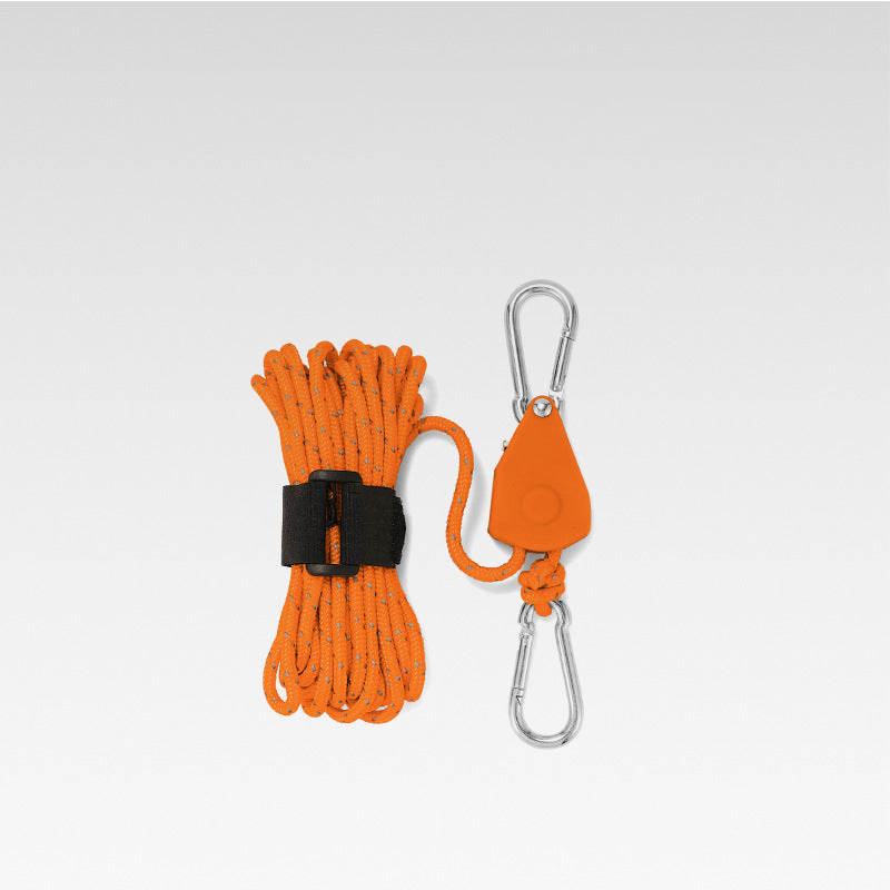🔥50% DE RÉDUCTION🪢Tente fixe réglable portable - Corde de camping à poulie à dégagement rapide haute résistance🌳 (4 pièces/ensemble)