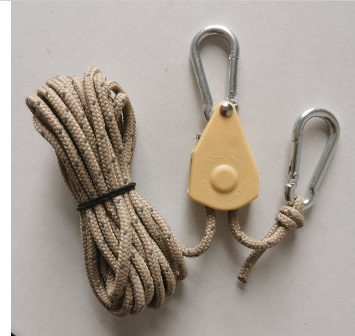🔥50% DE RÉDUCTION🪢Tente fixe réglable portable - Corde de camping à poulie à dégagement rapide haute résistance🌳 (4 pièces/ensemble)