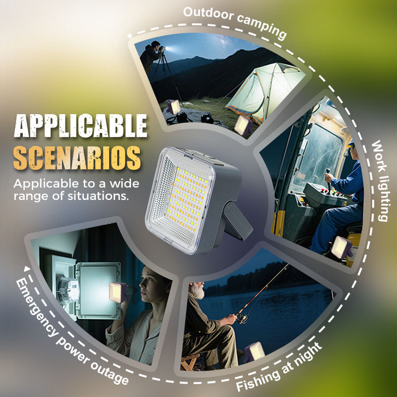 🏆Lampe de camping portable et étanche à énergie solaire🌞🏕️