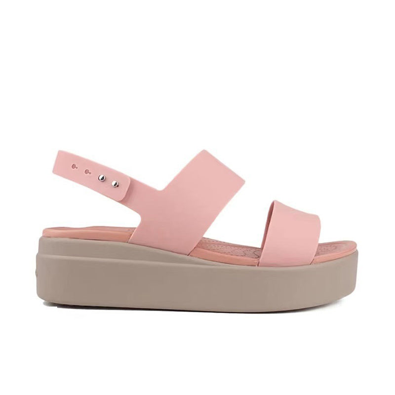 🥿Nouveautés à -50 % !🤍Sandales plates à plateforme confortables pour femme