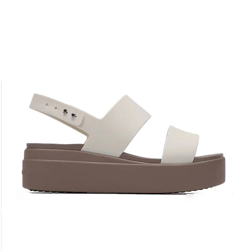 🥿Nouveautés à -50 % !🤍Sandales plates à plateforme confortables pour femme