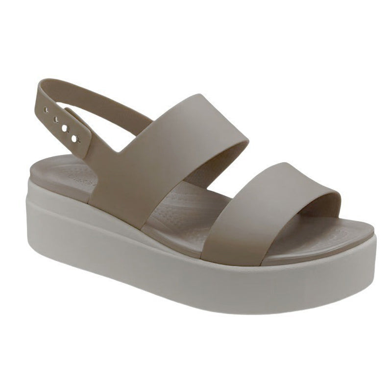 🥿Nouveautés à -50 % !🤍Sandales plates à plateforme confortables pour femme