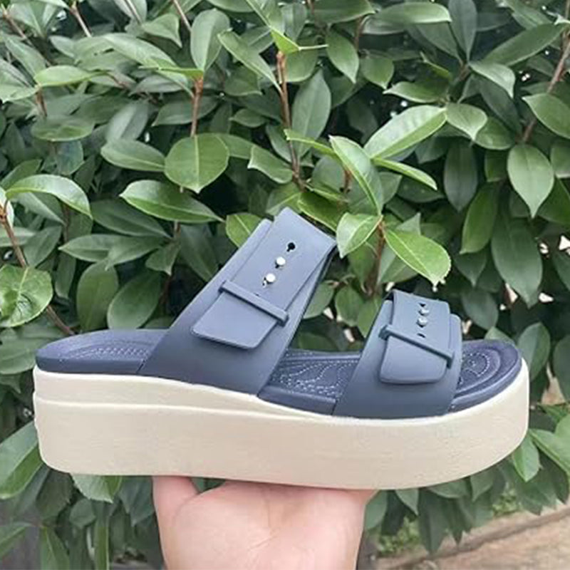 🥿Nouveautés à -50 % !🤍Sandales plates à plateforme confortables pour femme