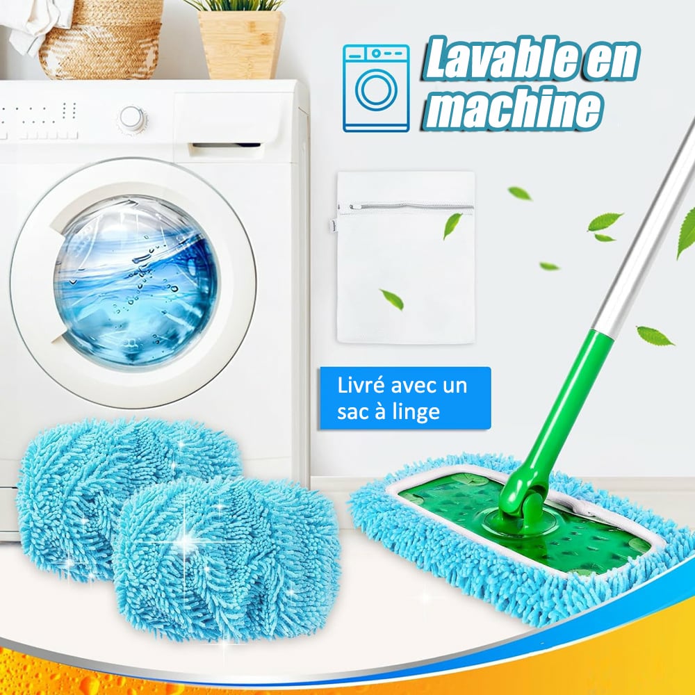 🏠VENTE CHAUDE 60 % de réduction 🔥 Tampons de vadrouille réutilisables(Achetez-en 2 livraison gratuite)