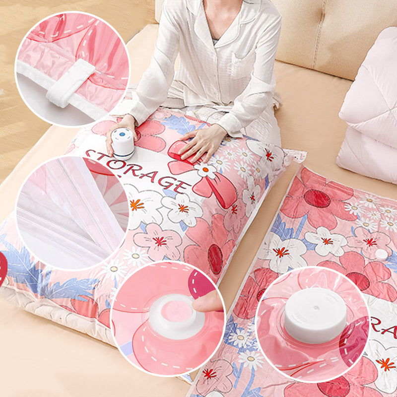 📢Dernier jour de soldes⏰ Sacs de Rangement Sous Vide - Économise 80% d'Espace, Imperméables et Réutilisables pour Voyage/Maison ✨🧳