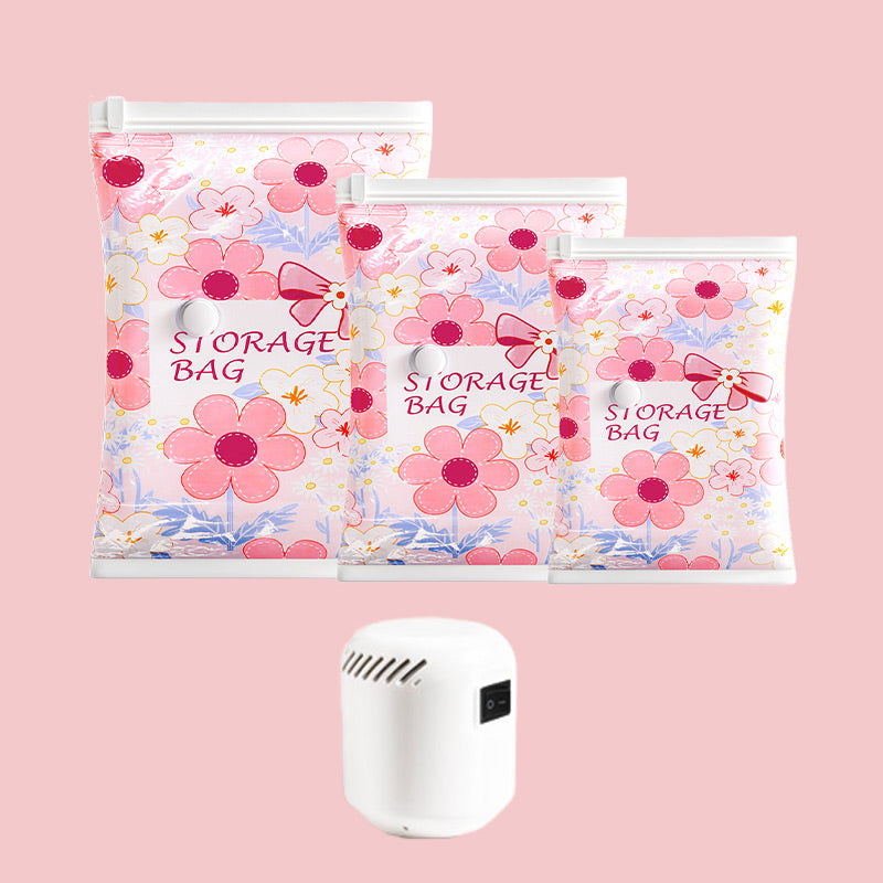 📢Dernier jour de soldes⏰ Sacs de Rangement Sous Vide - Économise 80% d'Espace, Imperméables et Réutilisables pour Voyage/Maison ✨🧳