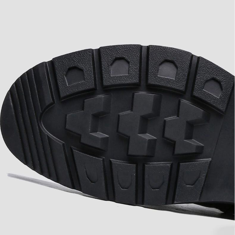 [Best Gift🎁] Bottes en cuir classiques et décontractées pour hommes avec fermeture éclair latérale