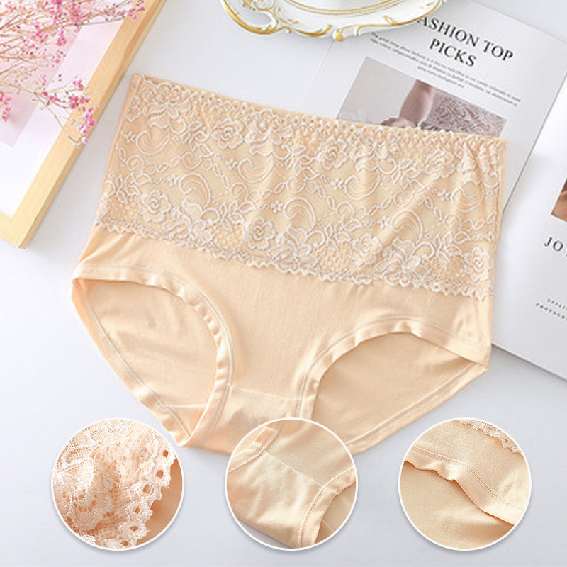🤩Culotte taille haute en dentelle pour femmes grandes tailles