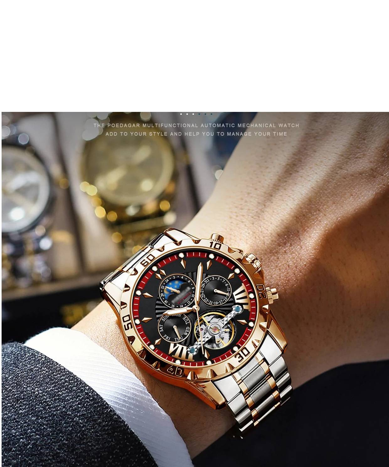 ⌚Livraison gratuite💧Montres mécaniques automatiques étanches - Nouvelle marque suisse