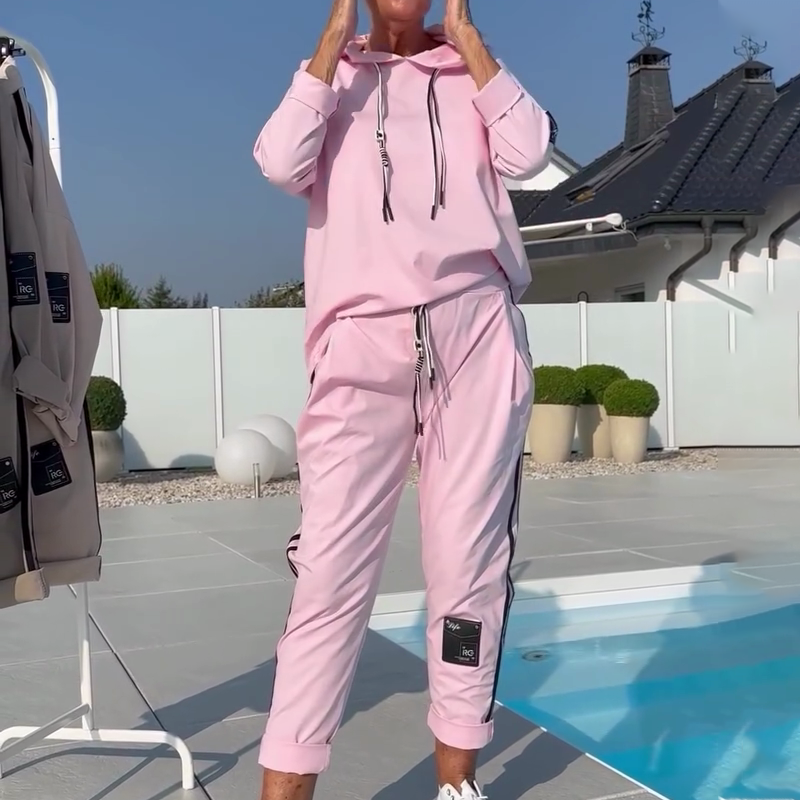 🎁 Hot Sale 61% OFF 🔥Ensemble décontracté 2 pièces à capuche et pantalon de jogging pour femmes
