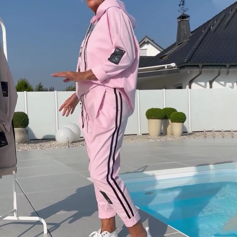 🎁 Hot Sale 61% OFF 🔥Ensemble décontracté 2 pièces à capuche et pantalon de jogging pour femmes