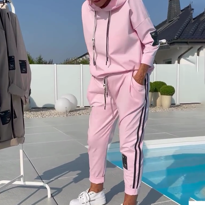 🎁 Hot Sale 61% OFF 🔥Ensemble décontracté 2 pièces à capuche et pantalon de jogging pour femmes