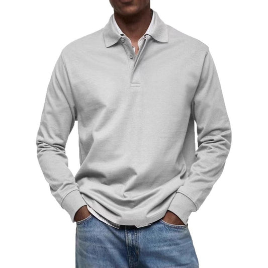 Chemise à col rabattu et manches longues (50 % de réduction)