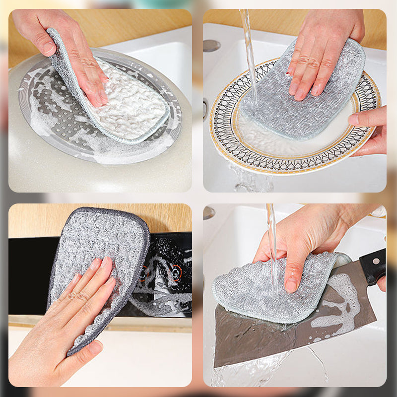 🧽 Torchon en fil métallique double face anti-rayures – Achetez-en 2, obtenez-en 3 GRATUITS ! ✨🧼