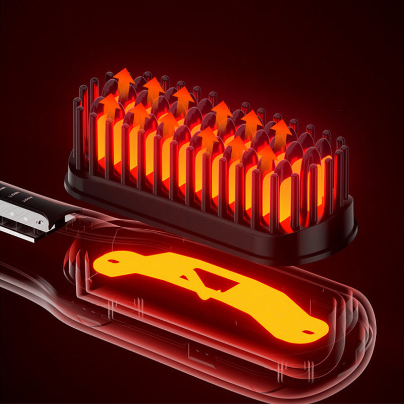 Brosse lissante à ions négatifs