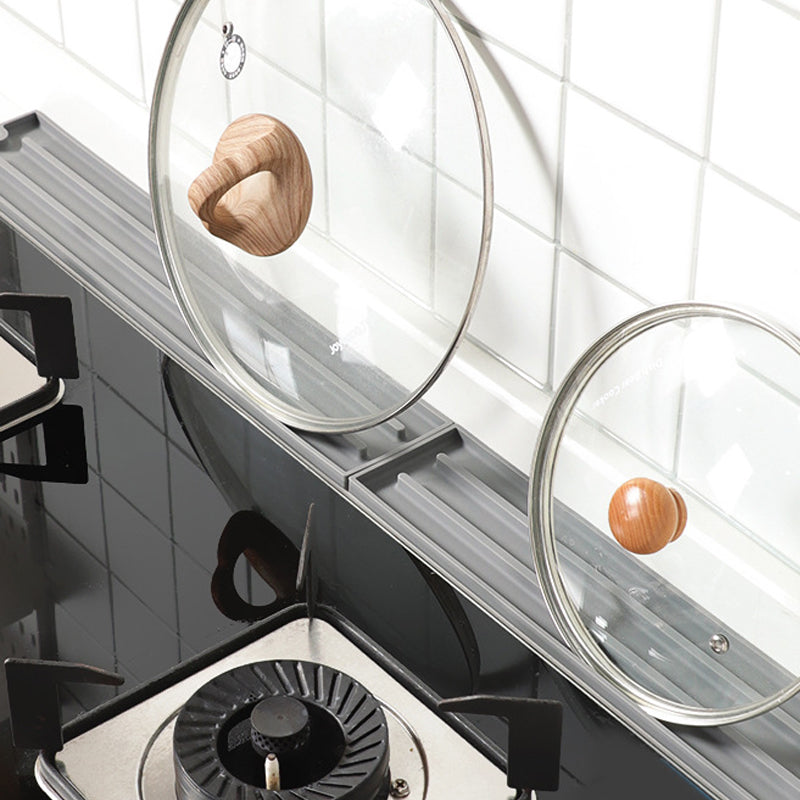 Tapis de rangement étroit en silicone pour la cuisine