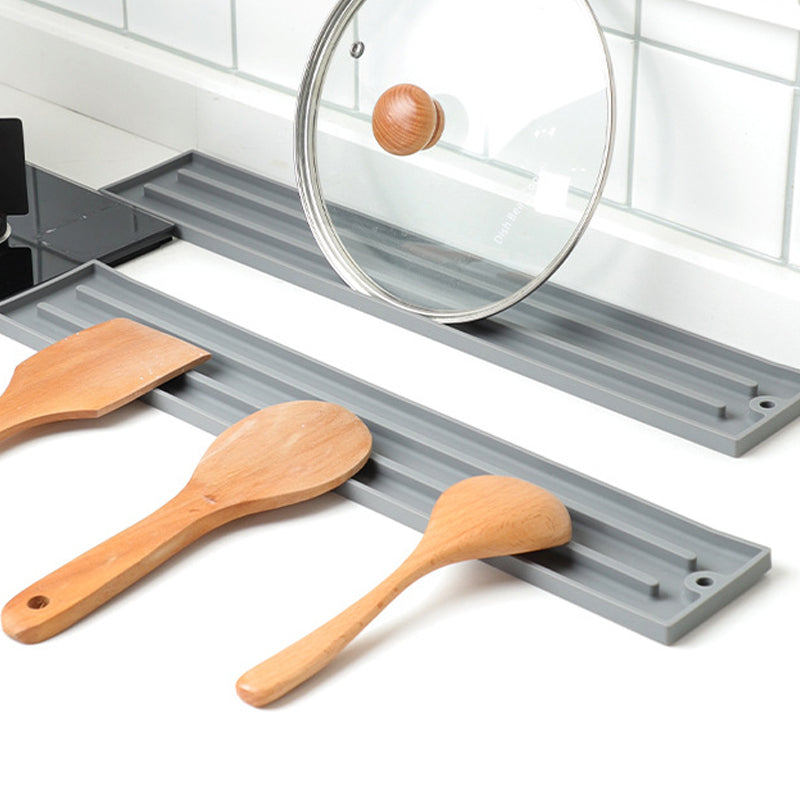 Tapis de rangement étroit en silicone pour la cuisine