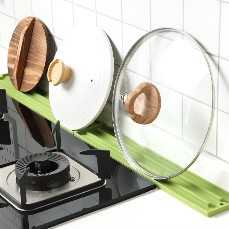 Tapis de rangement étroit en silicone pour la cuisine