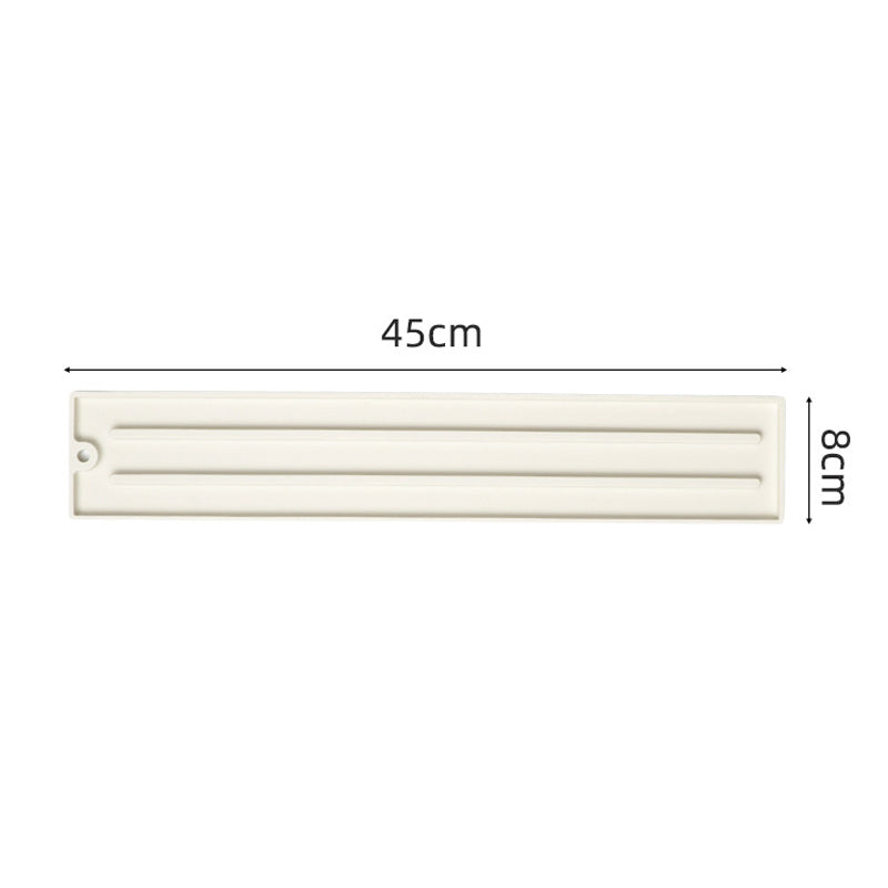 Tapis de rangement étroit en silicone pour la cuisine