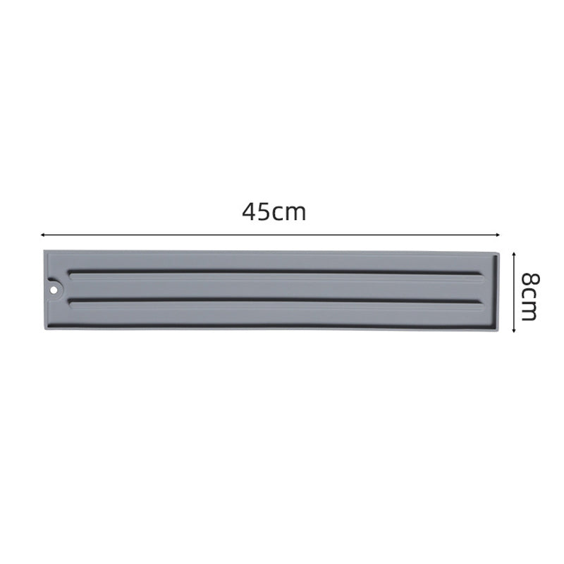 Tapis de rangement étroit en silicone pour la cuisine