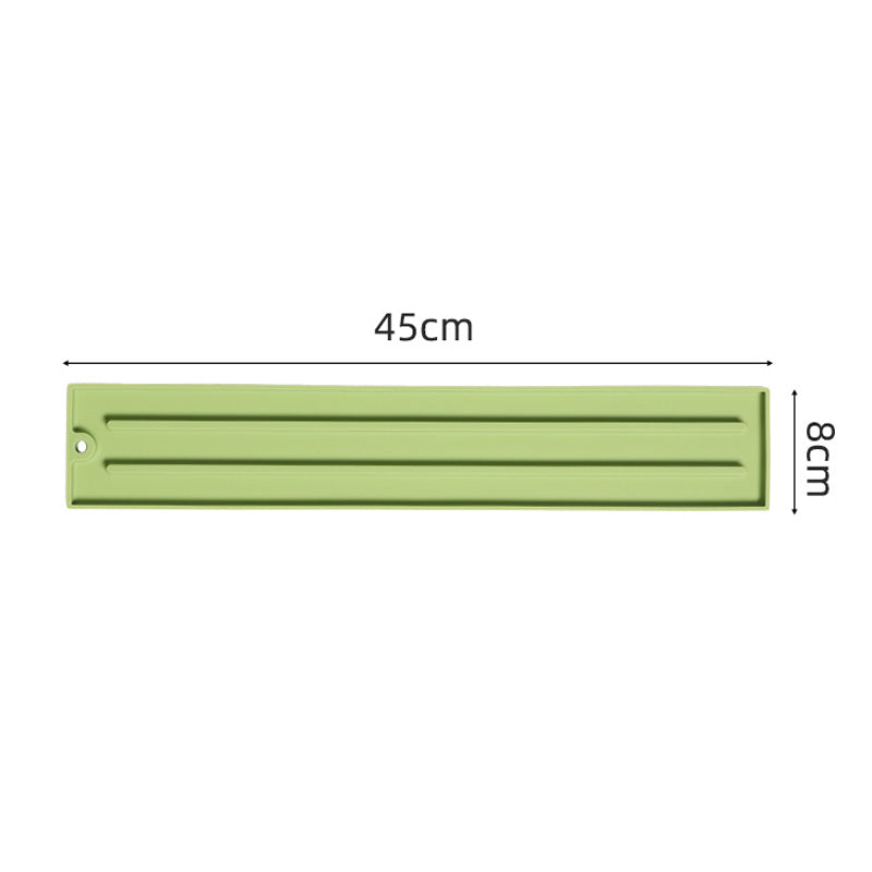 Tapis de rangement étroit en silicone pour la cuisine