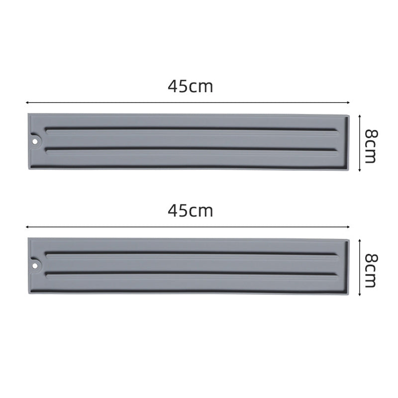 Tapis de rangement étroit en silicone pour la cuisine