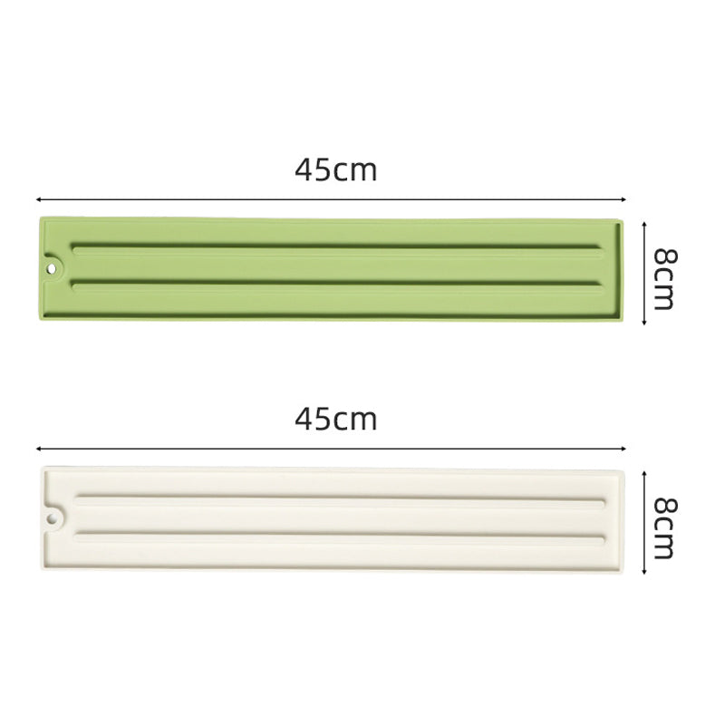 Tapis de rangement étroit en silicone pour la cuisine