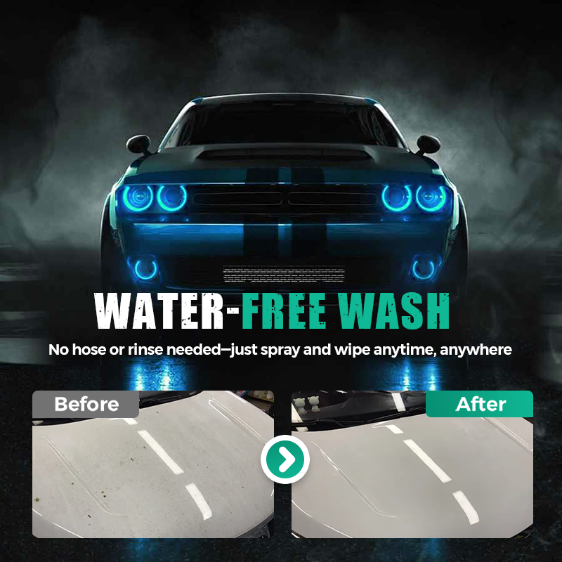 Solution puissante pour le lavage de voiture sans eau