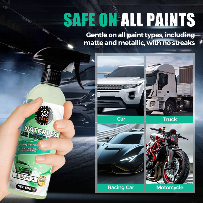 Solution puissante pour le lavage de voiture sans eau