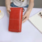 Portefeuille à fermeture éclair pour femme