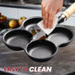 🥚 60% de réduction ! 🍳 Poêle à Œufs Antiadhésive – 4/5 Tasses, Fonte Durable & Cuisson Uniforme 👨🍳