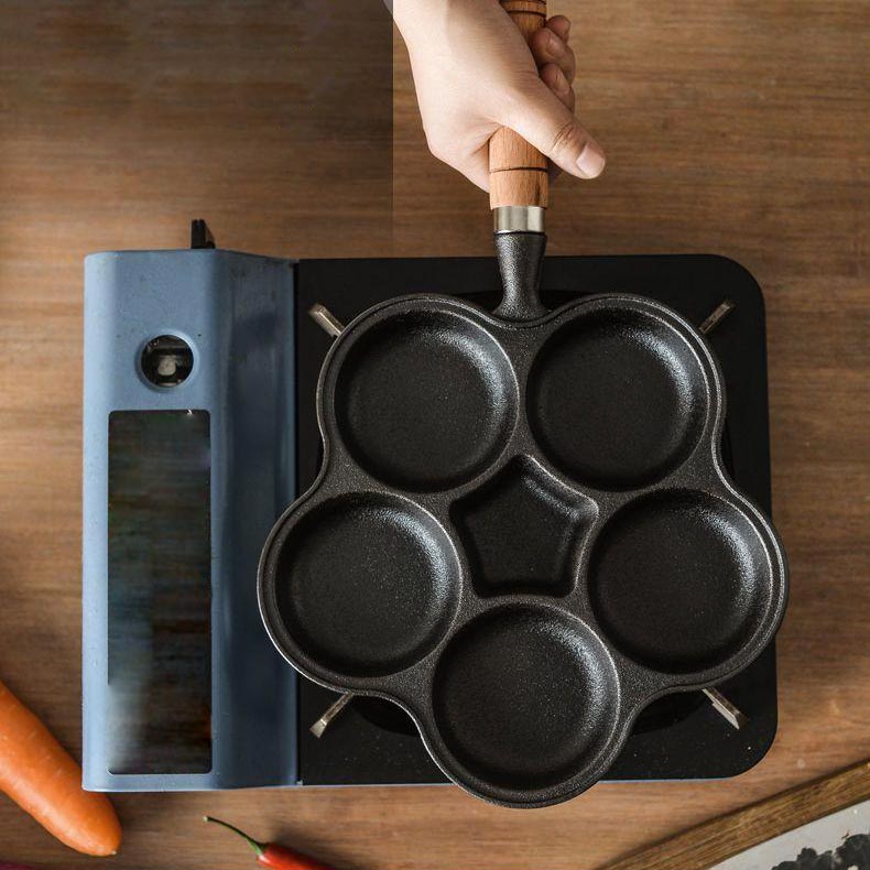 🥚 60% de réduction ! 🍳 Poêle à Œufs Antiadhésive – 4/5 Tasses, Fonte Durable & Cuisson Uniforme 👨🍳