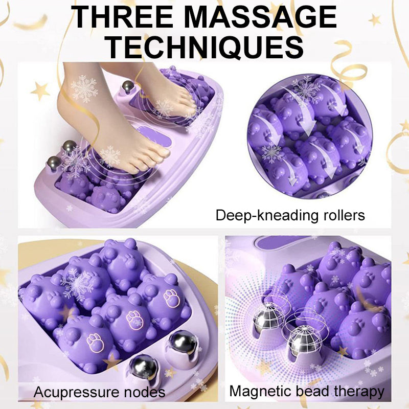 💥🦶✨Promo -50%💆‍♀️Rouleau de massage portable double – Détente & soulagement immédiat pour vos pieds😌🌿
