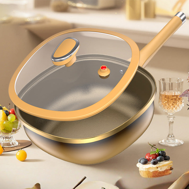 🍳 50% DE RÉDUCTION ! ✨ Casserole Anti-Adhésive en Alliage de Titane 12 Pouces - Cuisson Saine sans Produits Chimiques, Poignées Froides et Lavable au Lave-Vaisselle 🔥📦