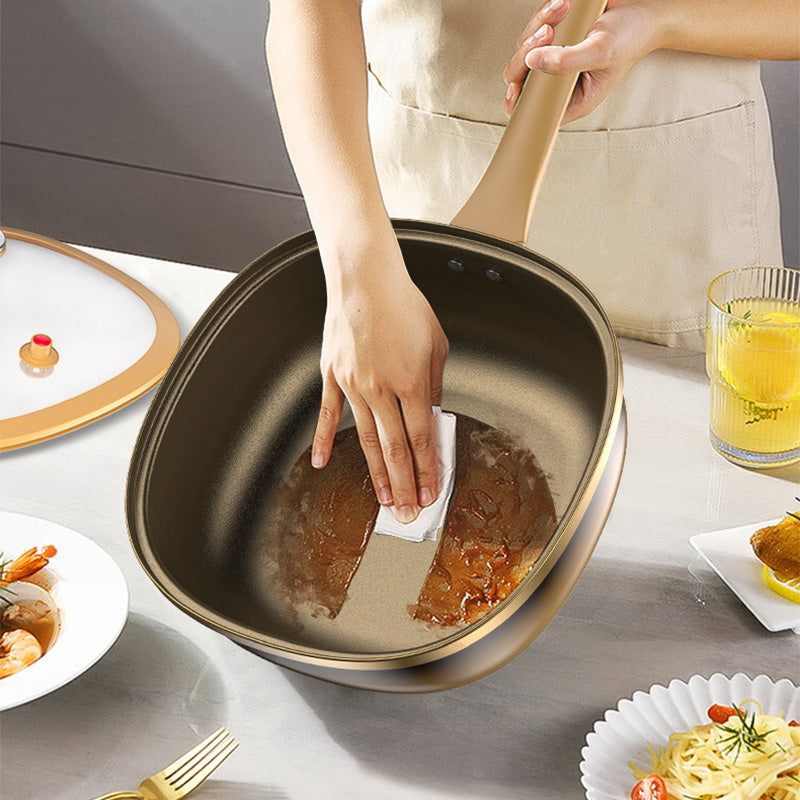🍳 50% DE RÉDUCTION ! ✨ Casserole Anti-Adhésive en Alliage de Titane 12 Pouces - Cuisson Saine sans Produits Chimiques, Poignées Froides et Lavable au Lave-Vaisselle 🔥📦