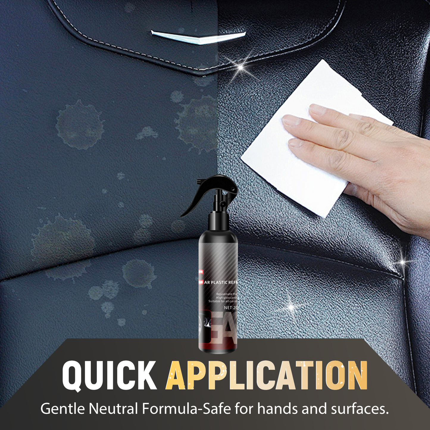 Spray nettoyant pour intérieur de voiture