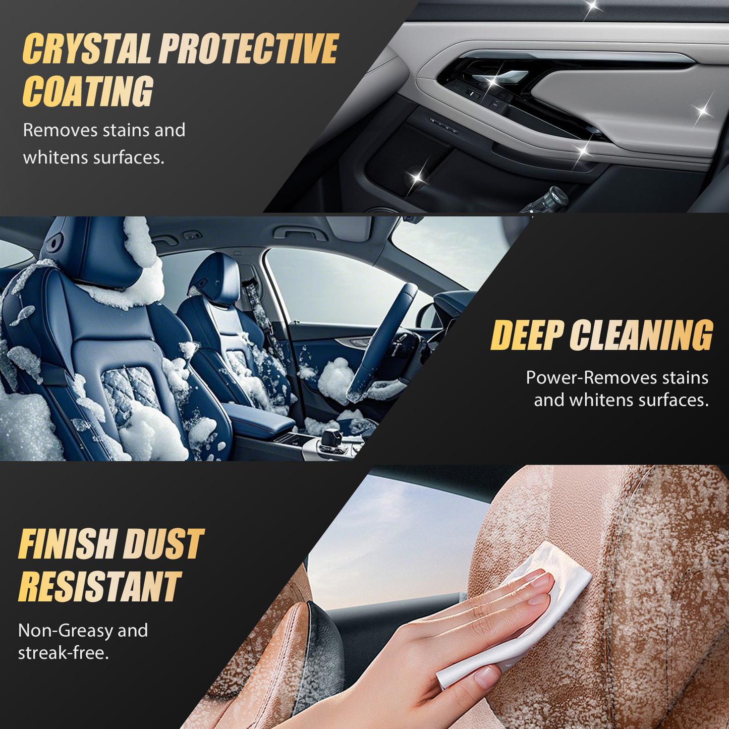 Spray nettoyant pour intérieur de voiture