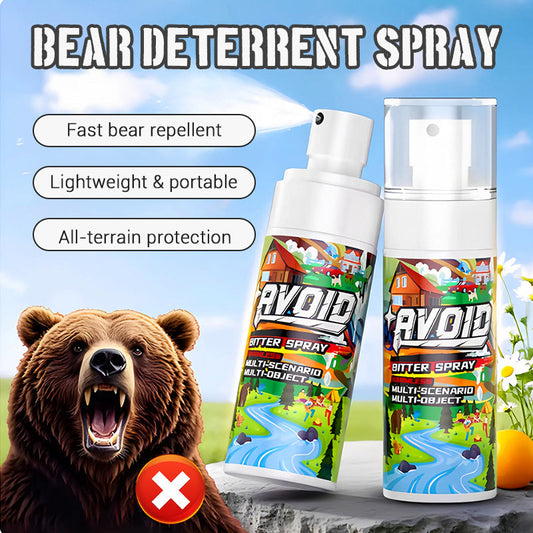 🎁Achetez 2 obtenez 1 gratuit🐻✨Spray répulsif puissant pour ours🌿Protection fiable en extérieur🛡️