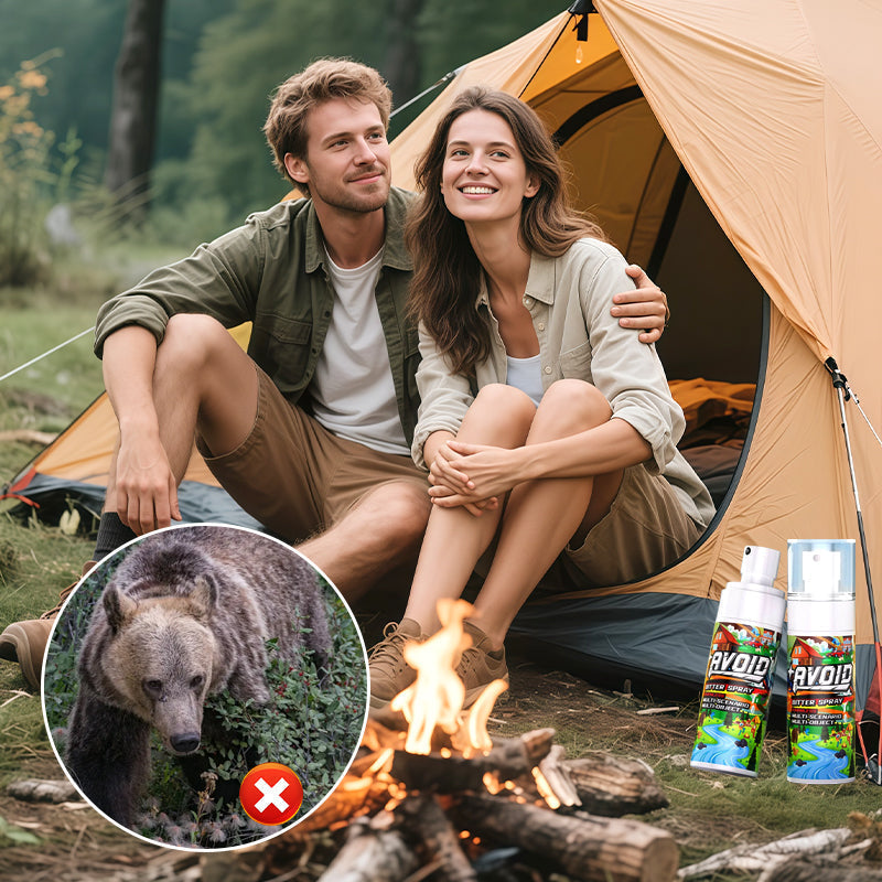 🎁Achetez 2 obtenez 1 gratuit🐻✨Spray répulsif puissant pour ours🌿Protection fiable en extérieur🛡️